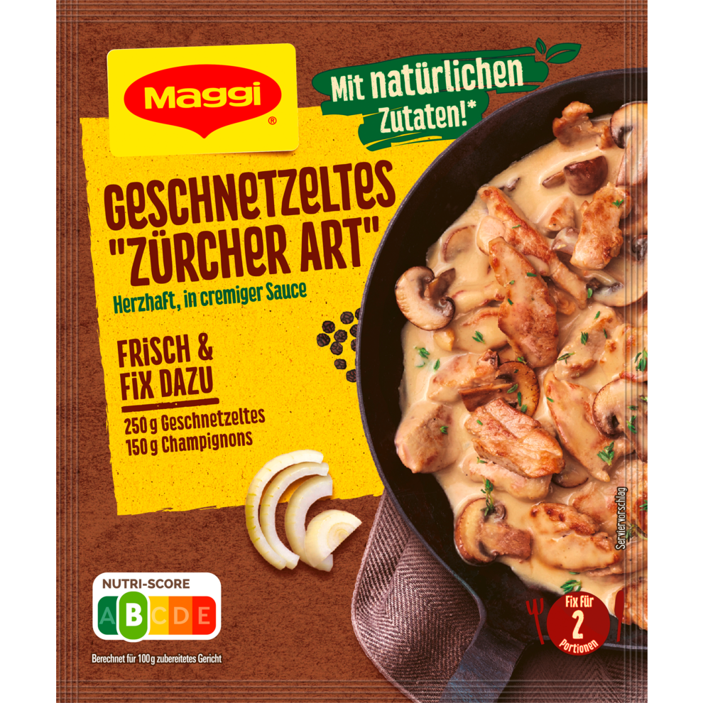 Maggi Fix Geschnetzeltes Zürcher Art 47g