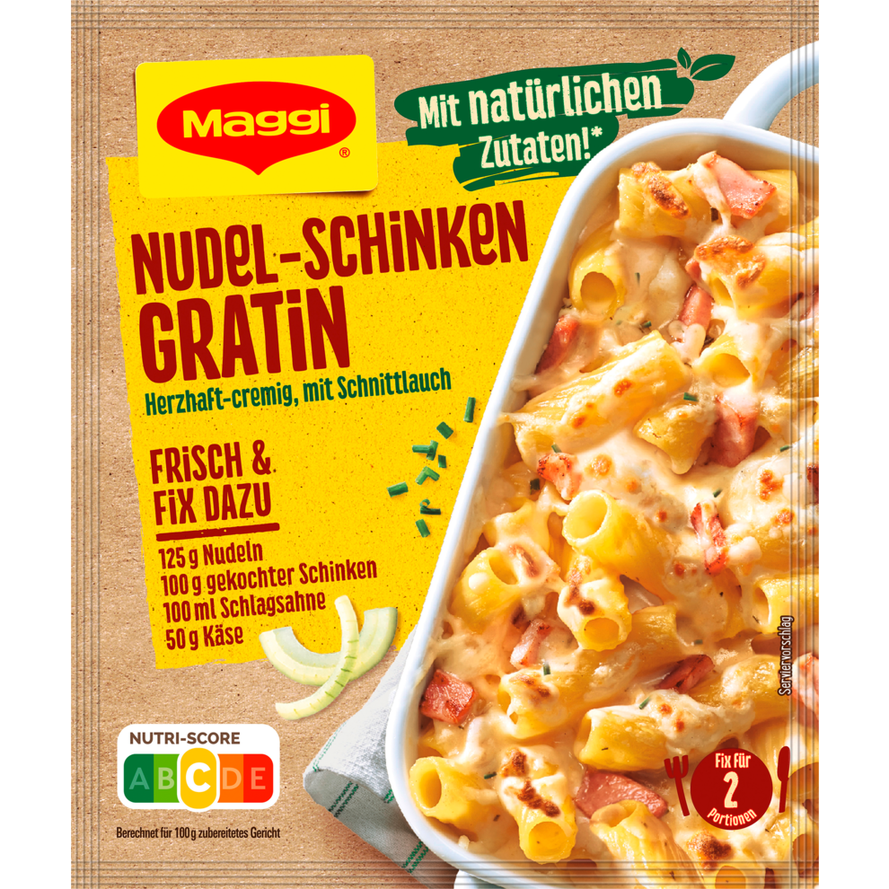 Maggi Fix Nudel Schinken Gratin 33g