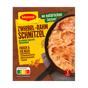 Maggi Fix Zwiebel Rahm Schnitzel 33g