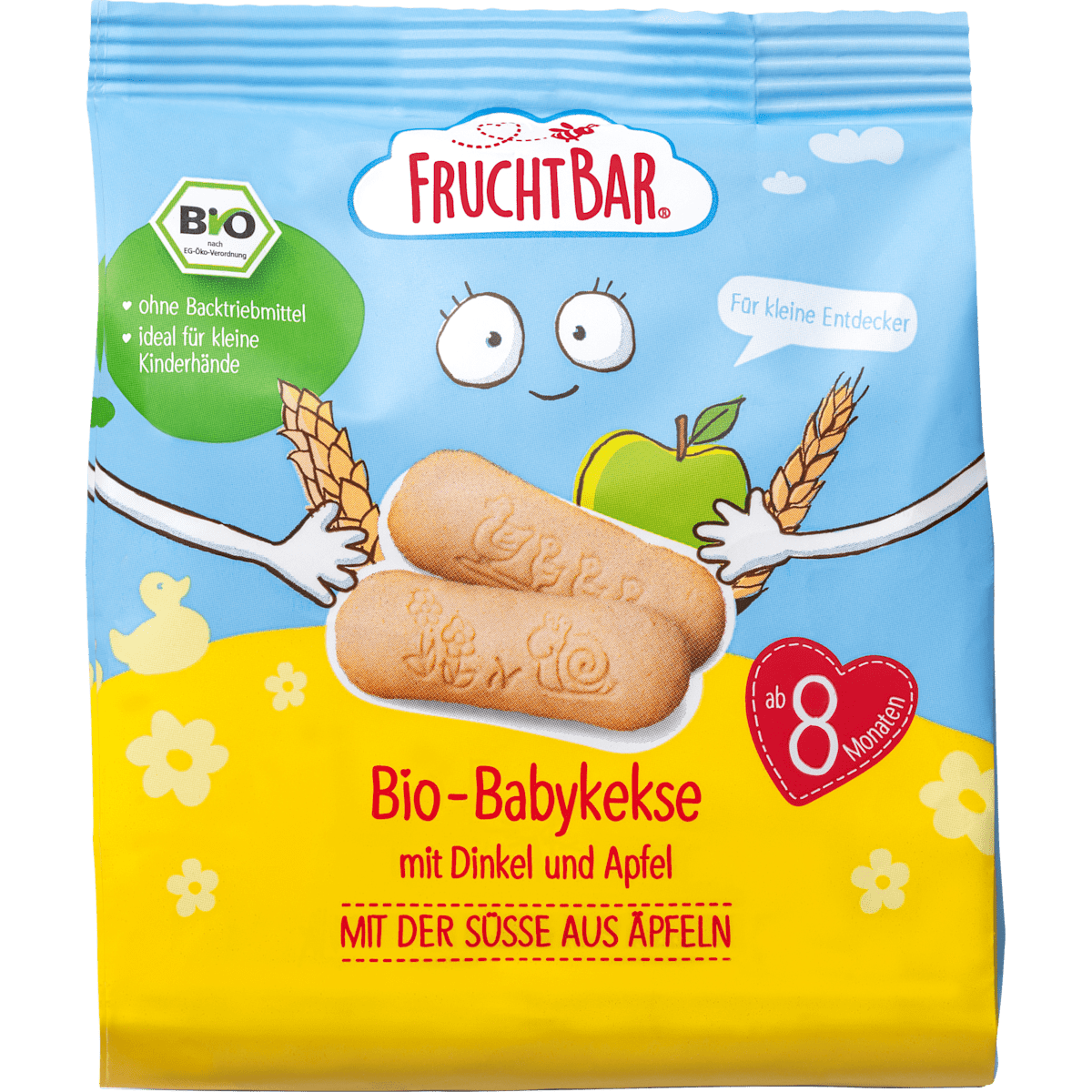 Bio Fruchtbar Babykekse Dinkel, Apfel 100g