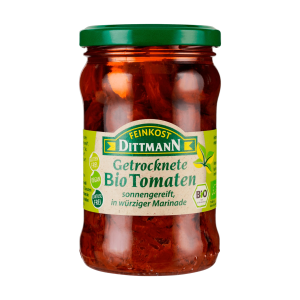 Bio Feinkost Dittmann Getrocknete Tomaten in würziger Marinade 285g