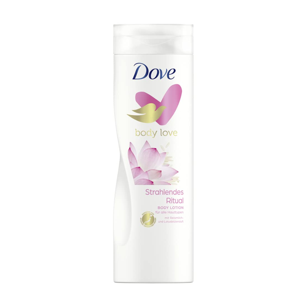 Dove Body Lotion Strahlendes Ritual mit Reismilch-&Lotusblütenduft 400ml