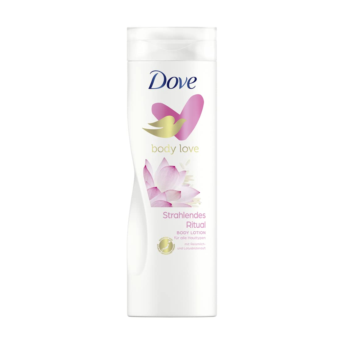Dove Body Lotion Strahlendes Ritual mit Reismilch-&Lotusblütenduft 400ml