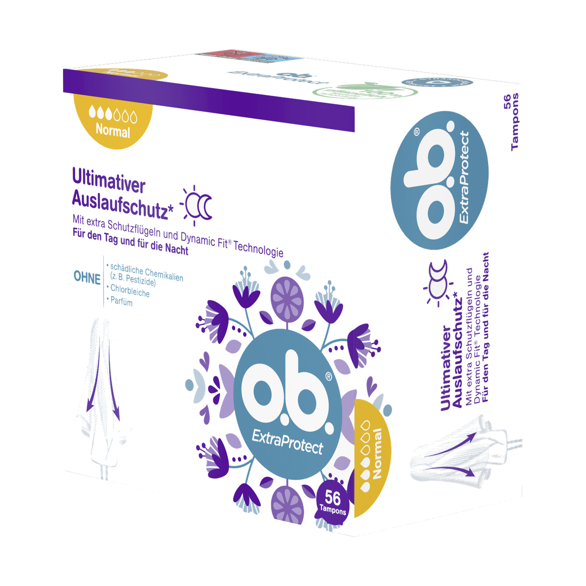 o.b.Tampons Extra Protect Normal 56ST