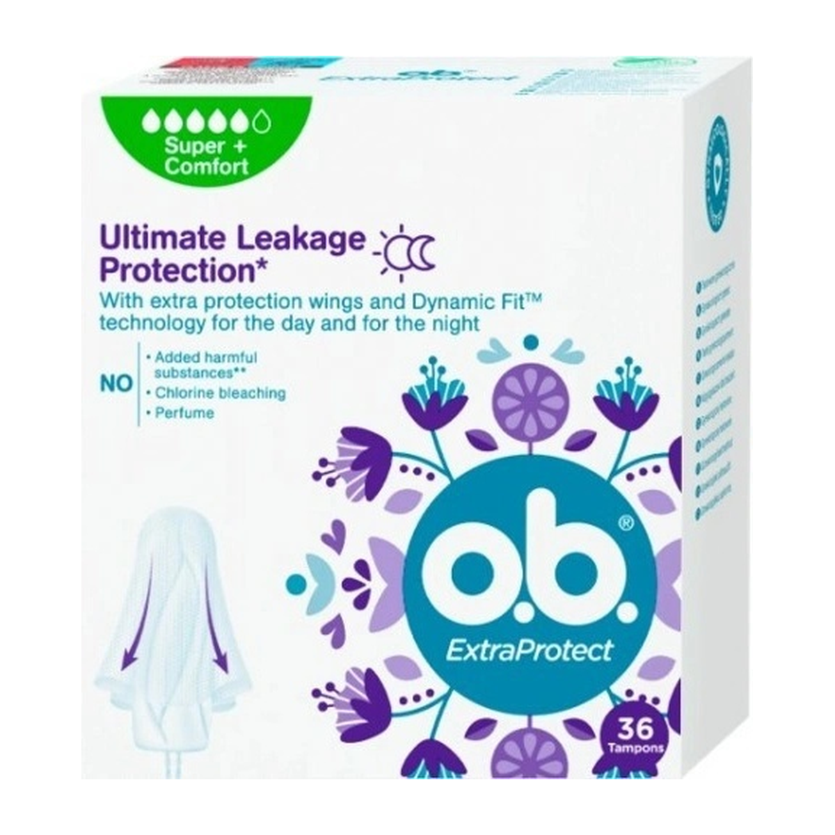 o.b.Tampons Extra Protect Super+Comfort 36ST