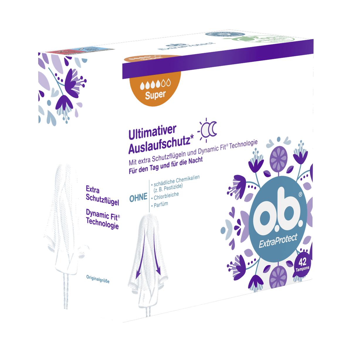 o.b.Tampons Extra Protect Super 42ST