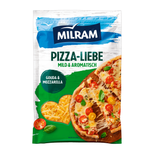 Milram Pizzaliebe Reibekäse 43% Vollfettstufe 150g