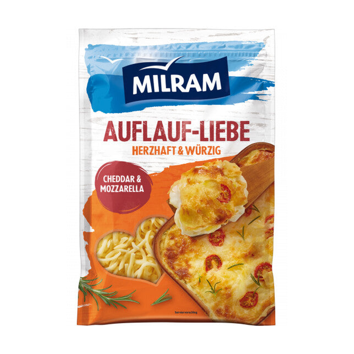 Milram Auflaufliebe Reibekäse 45% Vollfettstufe 150g