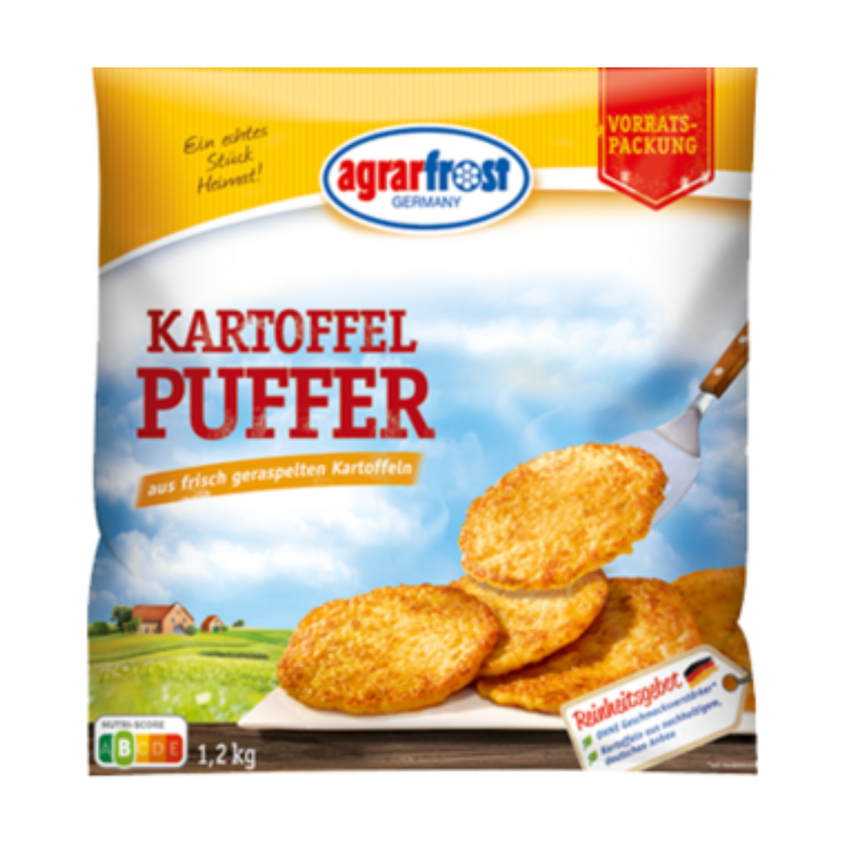 Agrarfrost Kartoffelpuffer 1,2kg
