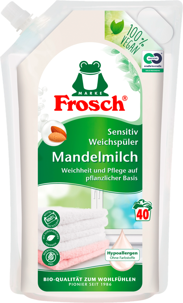Frosch Mandelmilch Sensitiv Weichspüler 1l