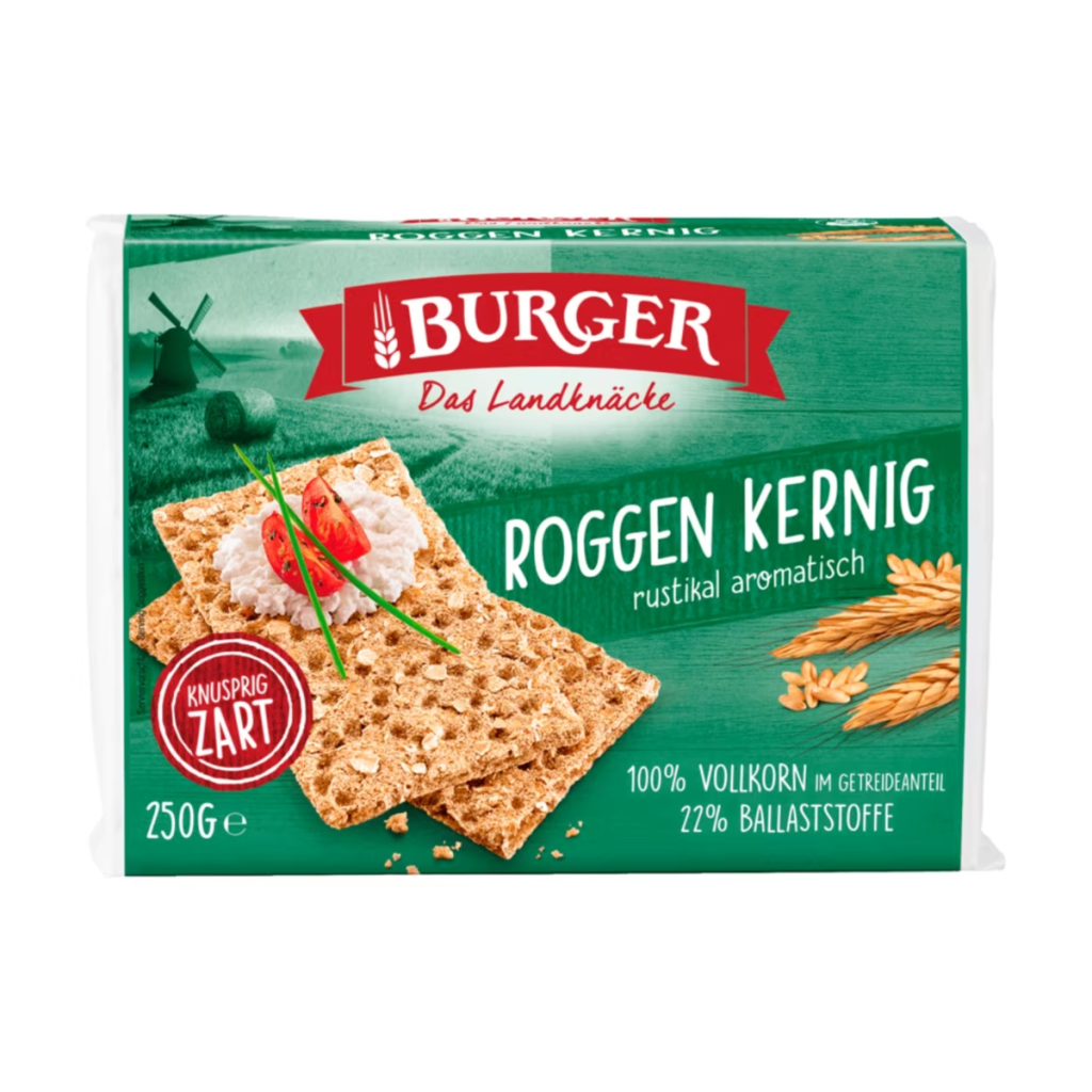Burger Roggenvollkorn-Knäcke 250g