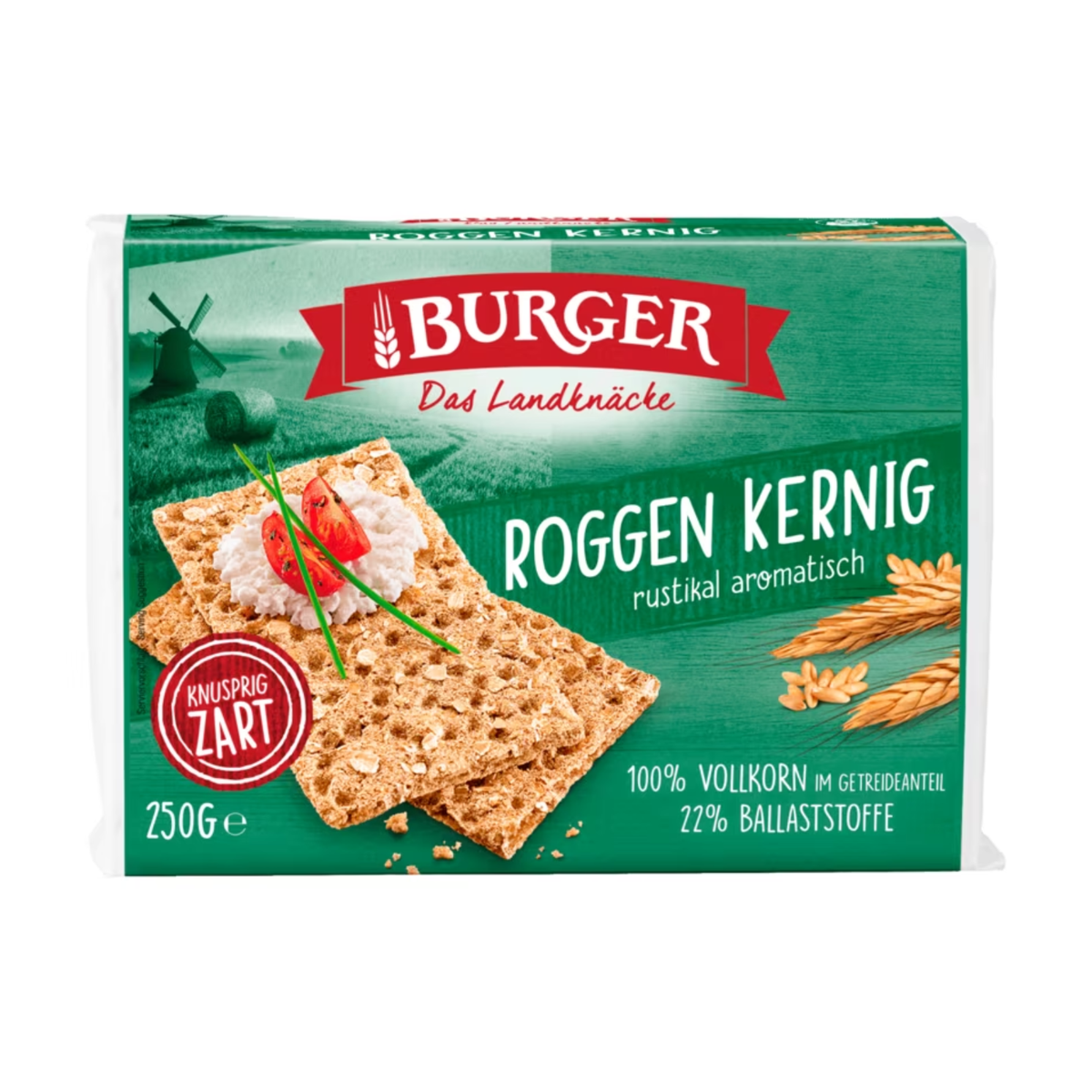 Burger Roggenvollkorn-Knäcke 250g