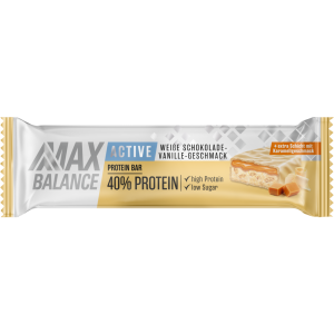Max Balance Active Protein Bar Weiße Schokolade-Vanille 40% Protein 50g