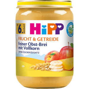 Bio Hipp Feiner Obst-Brei mit Vollkorn ab 6.Monat 190g