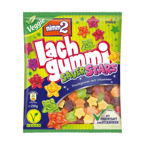 Nimm2 Lachgummi Sauer Stars 250g