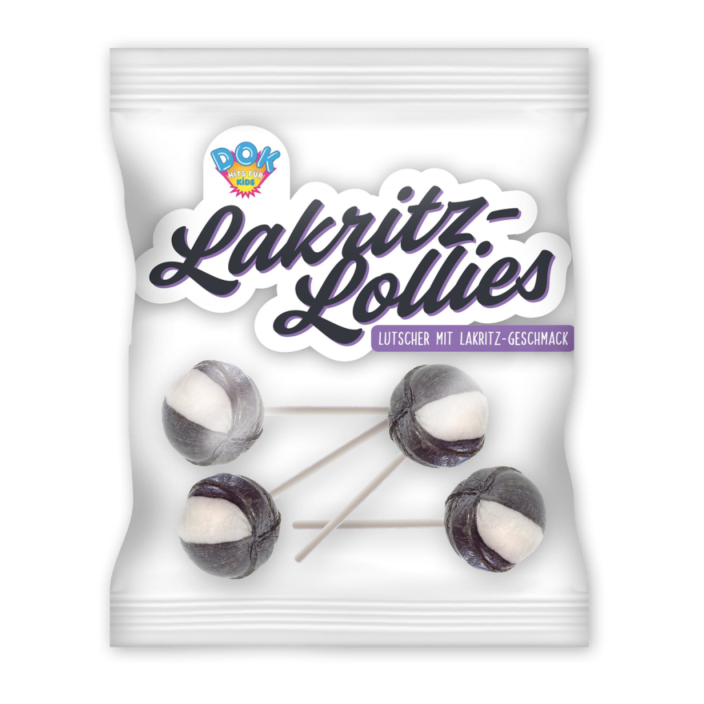 DOK Rundlollie Lakritz 64g