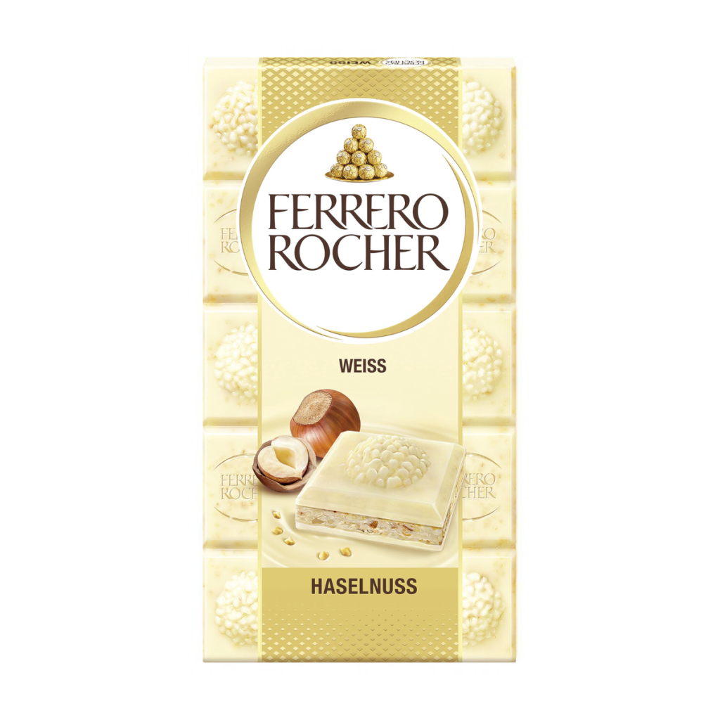 Ferrero Rocher Tafel Weiss 90g