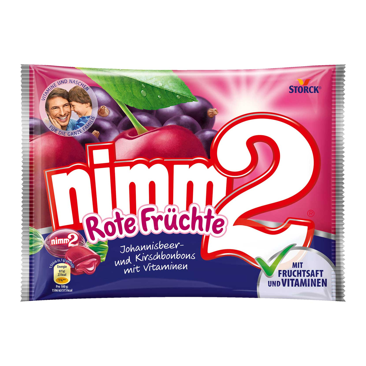 Nimm2 Bonbons Rote Früchte 240g