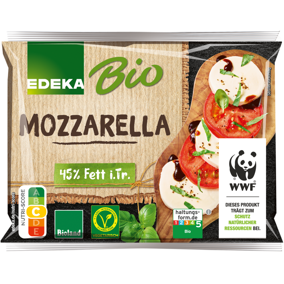 Bio EDEKA моцарелла 45% 200g