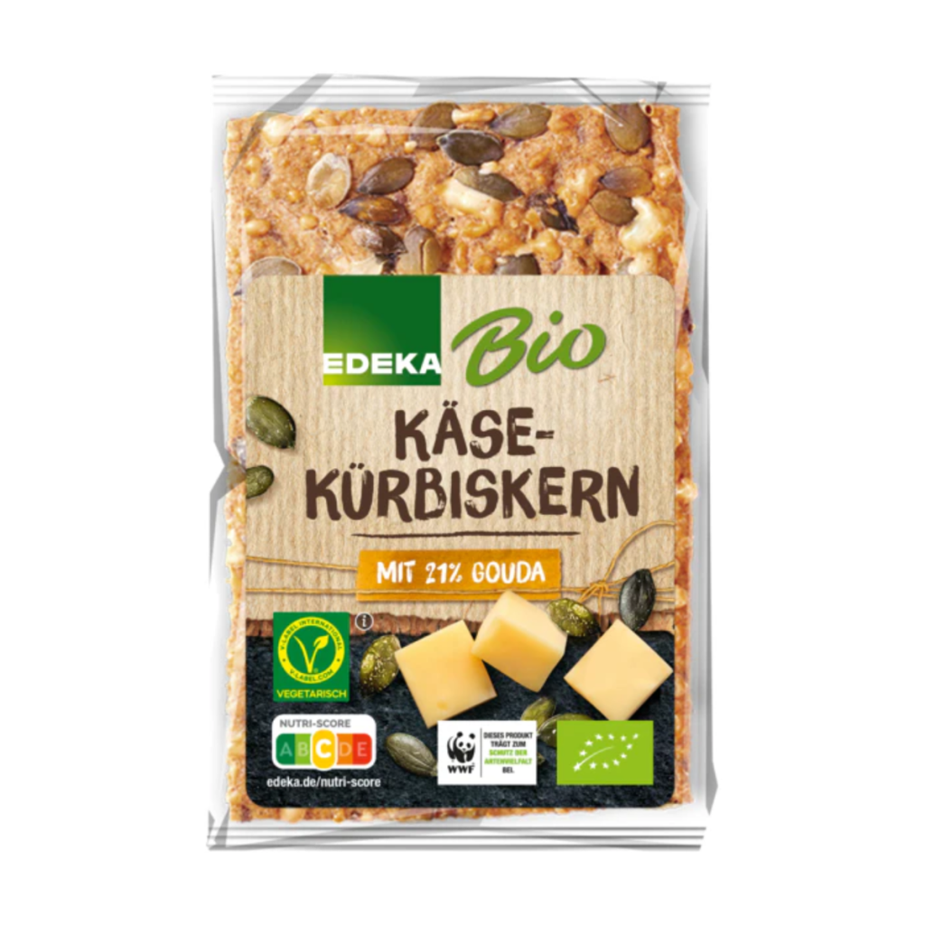 Bio EDEKA Käse-Kürbiskern Knäckebrot 200g