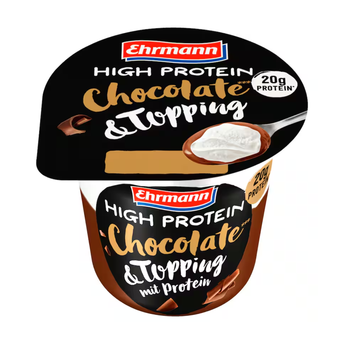 Ehrmann High Protein Pudding Schoko mit Protein Topping 200g