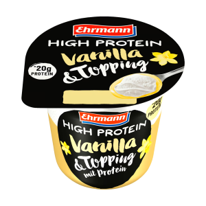 Ehrmann High Protein Pudding Vanille mit Protein Topping 200g