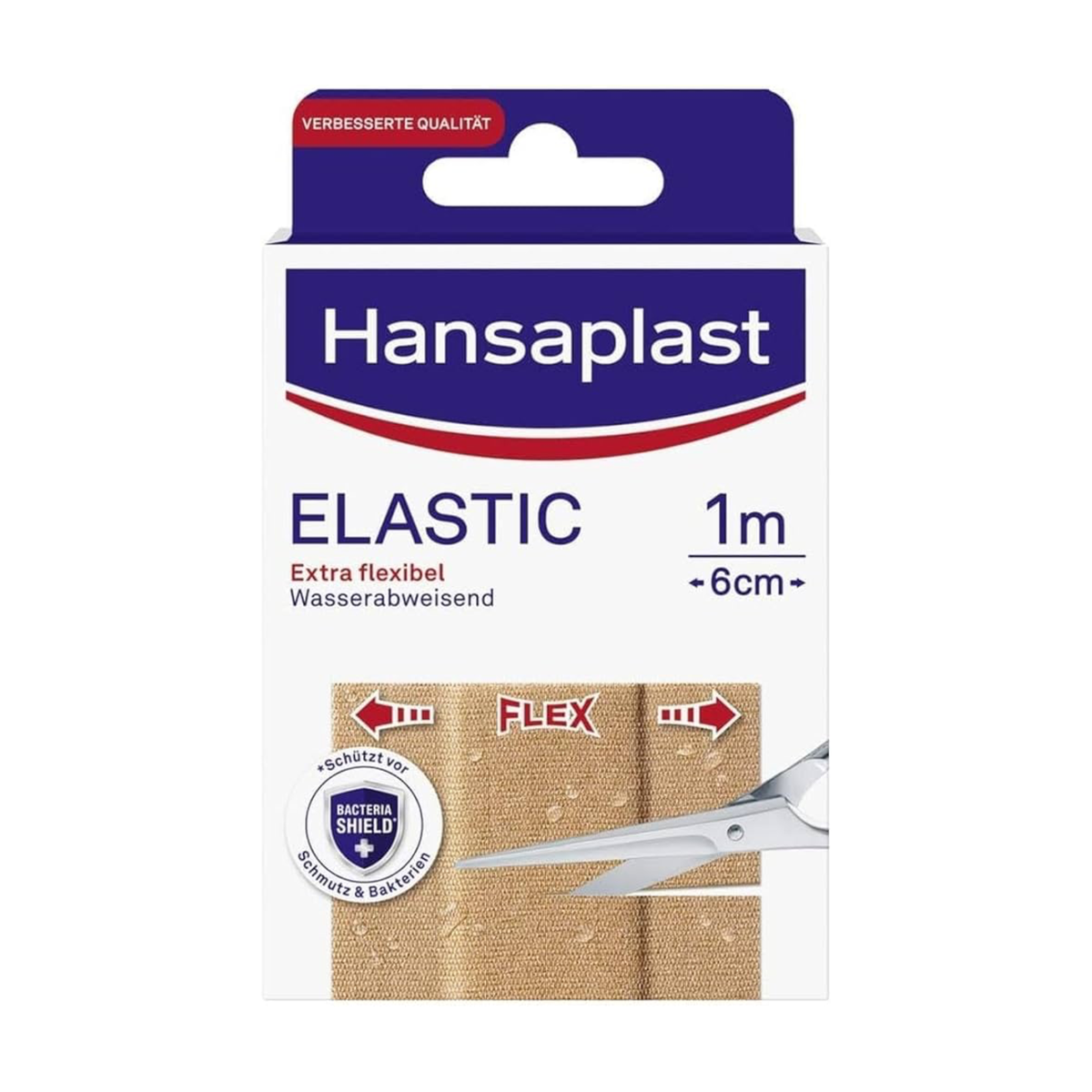 Hansaplast Elastic Pflaster 1mx6cm 10ST