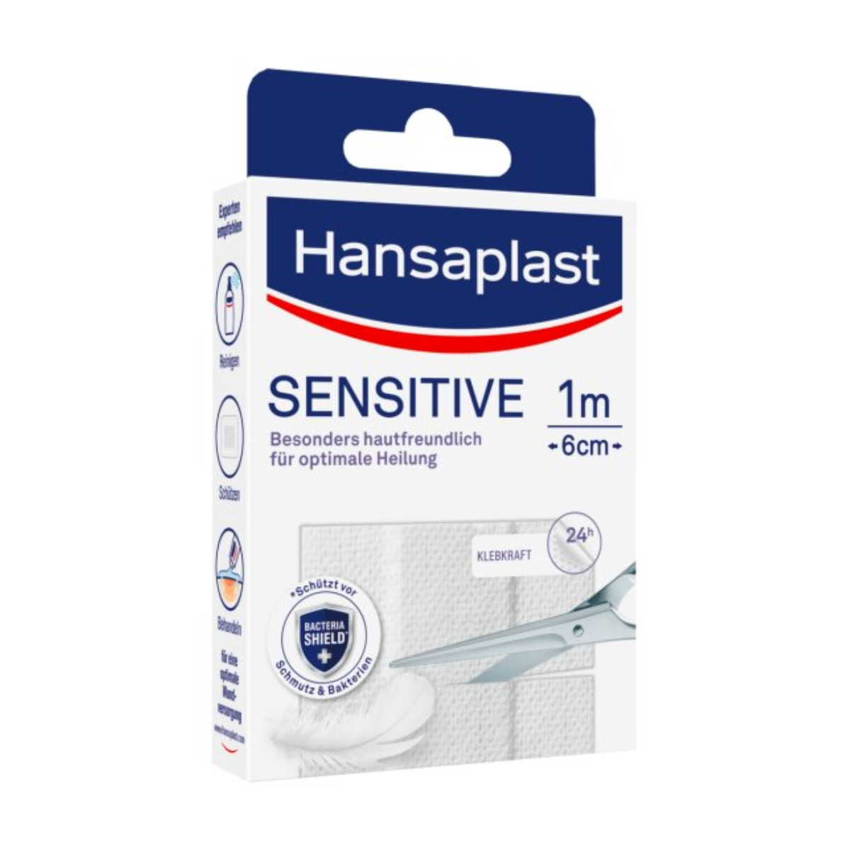 Hansaplast Для чувствительной кожи 1mx6cm 10ST