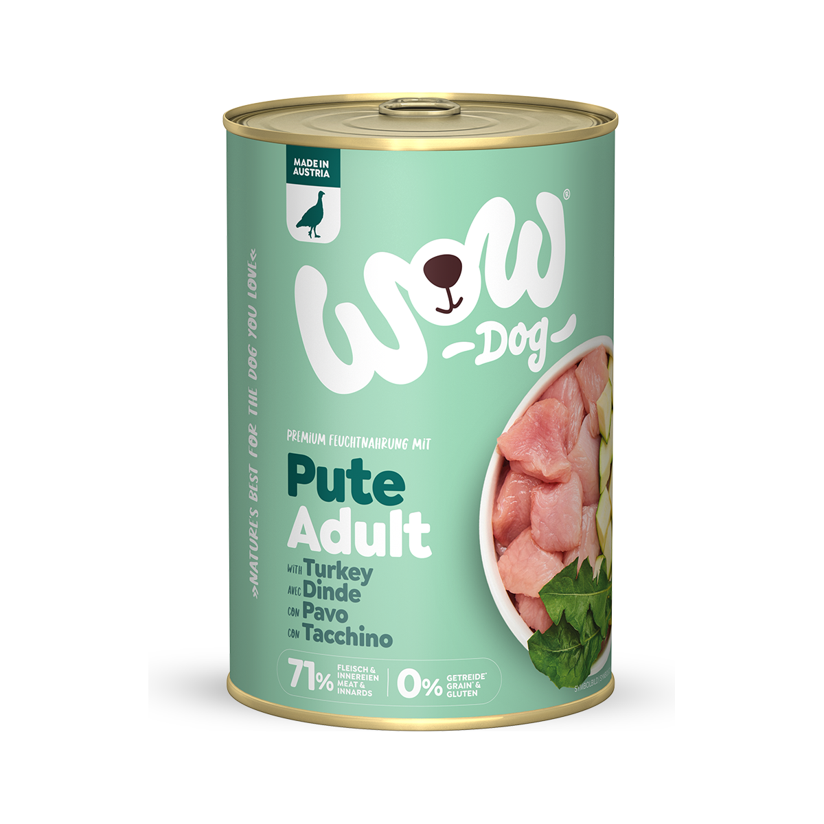 WOW Для взрослых животных индейка 400g