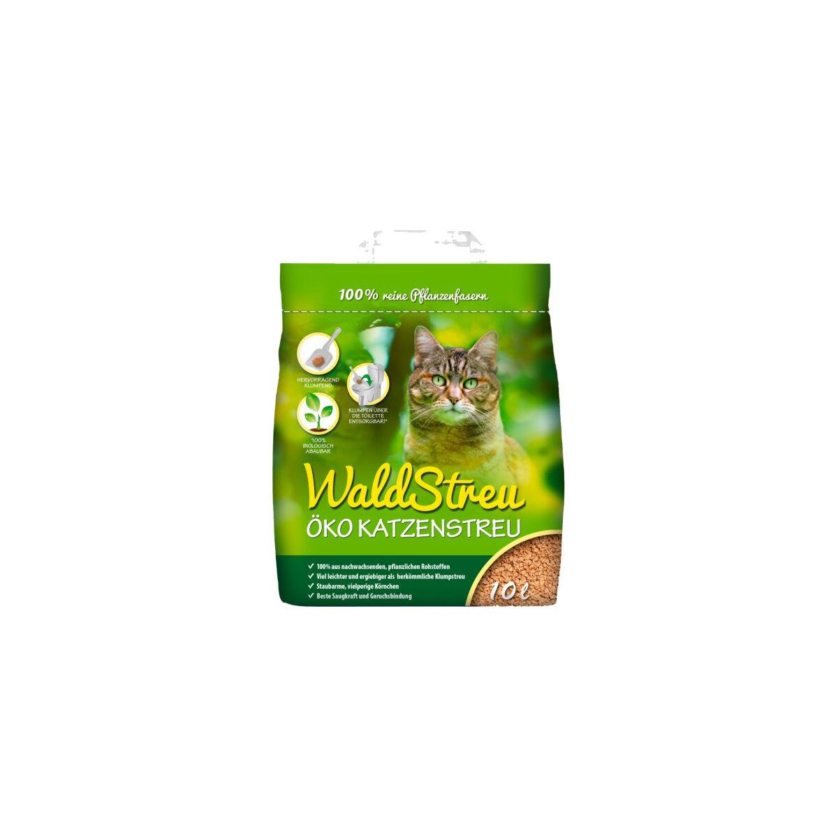 Öko Katzenstreu Waldstreu 10l
