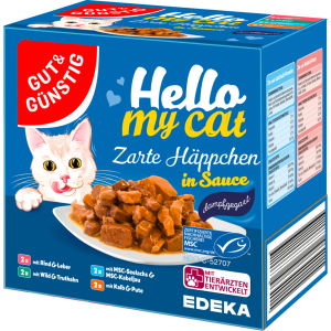 MSC GUT&GÜNSTIG Zarte Häppchen in Sauce 8x100g