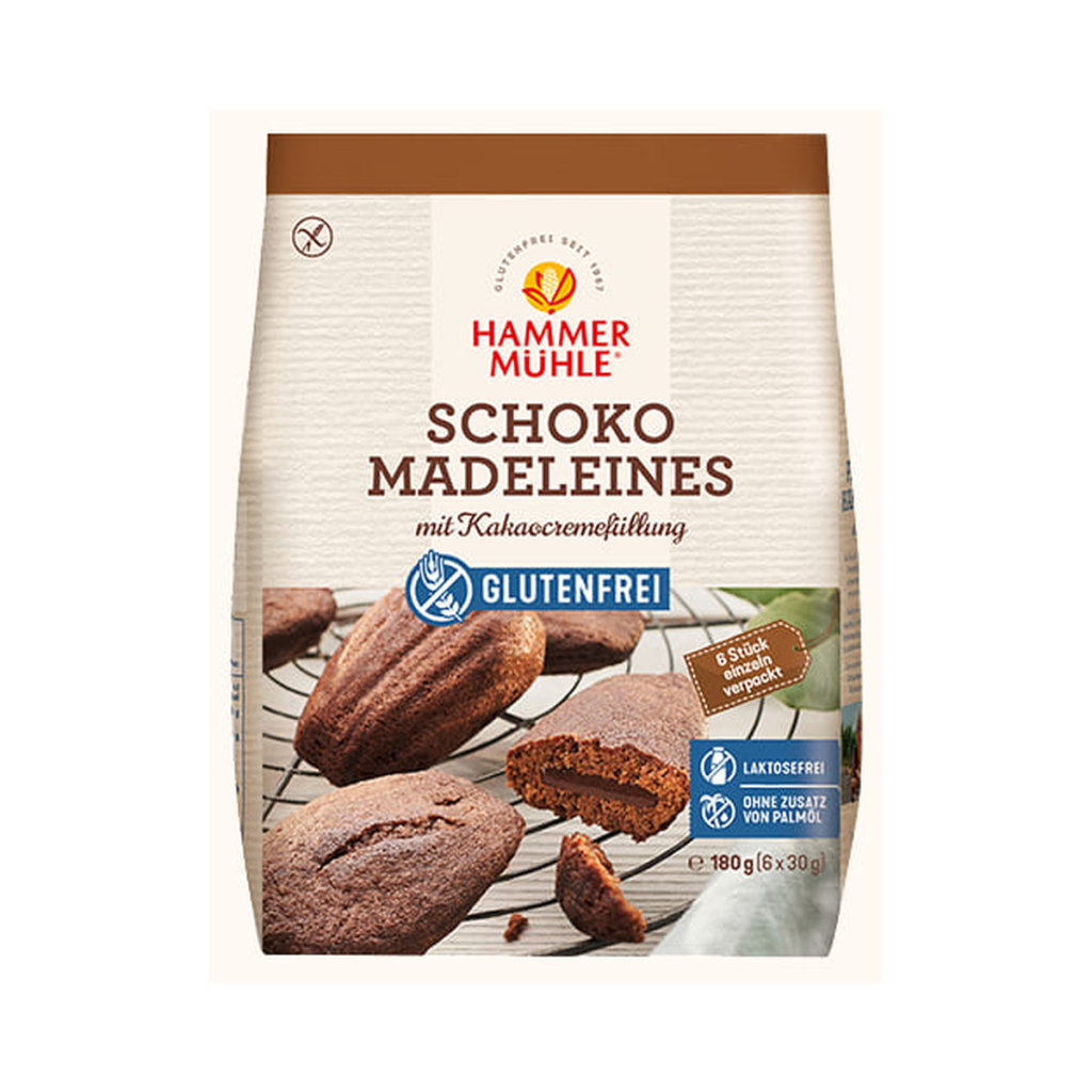 Hammermühle Schoko Madeleines glutenfrei 180g
