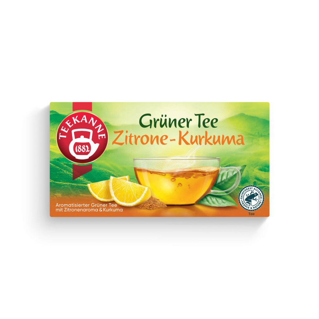 Teekanne Grüner Tee Zitrone Kurkuma 20ST 35g