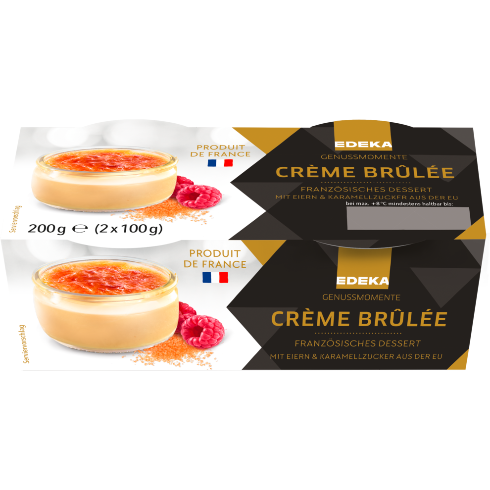 EDEKA Genussmomente Creme Brulee 2x100g