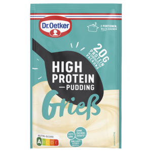 Dr.Oetker High Protein Pudding-Pulver Grieß für 300ml 65g