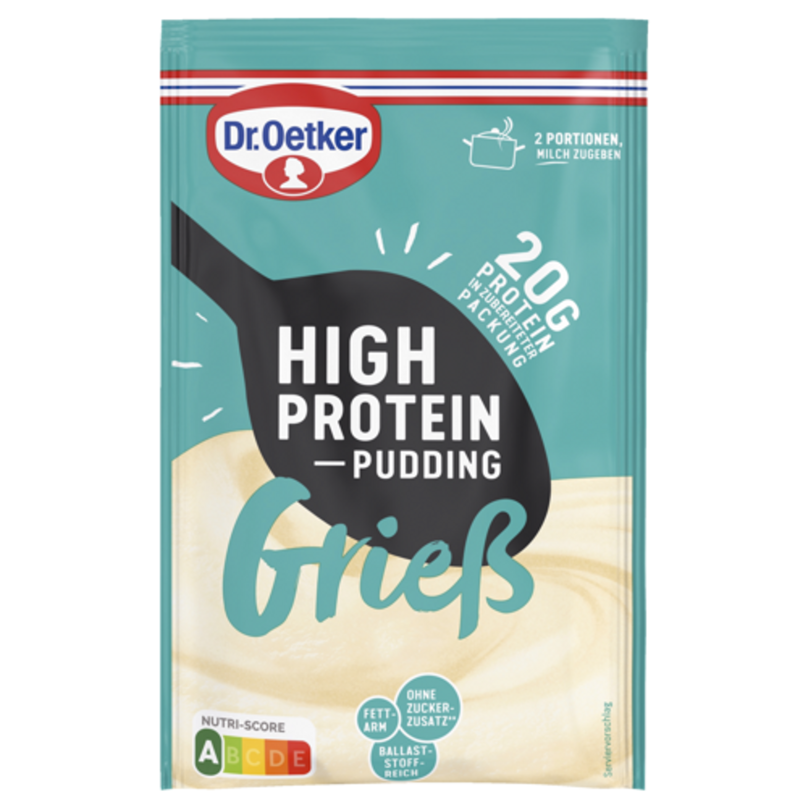 Dr.Oetker High Protein Pudding-Pulver Grieß für 300ml 65g