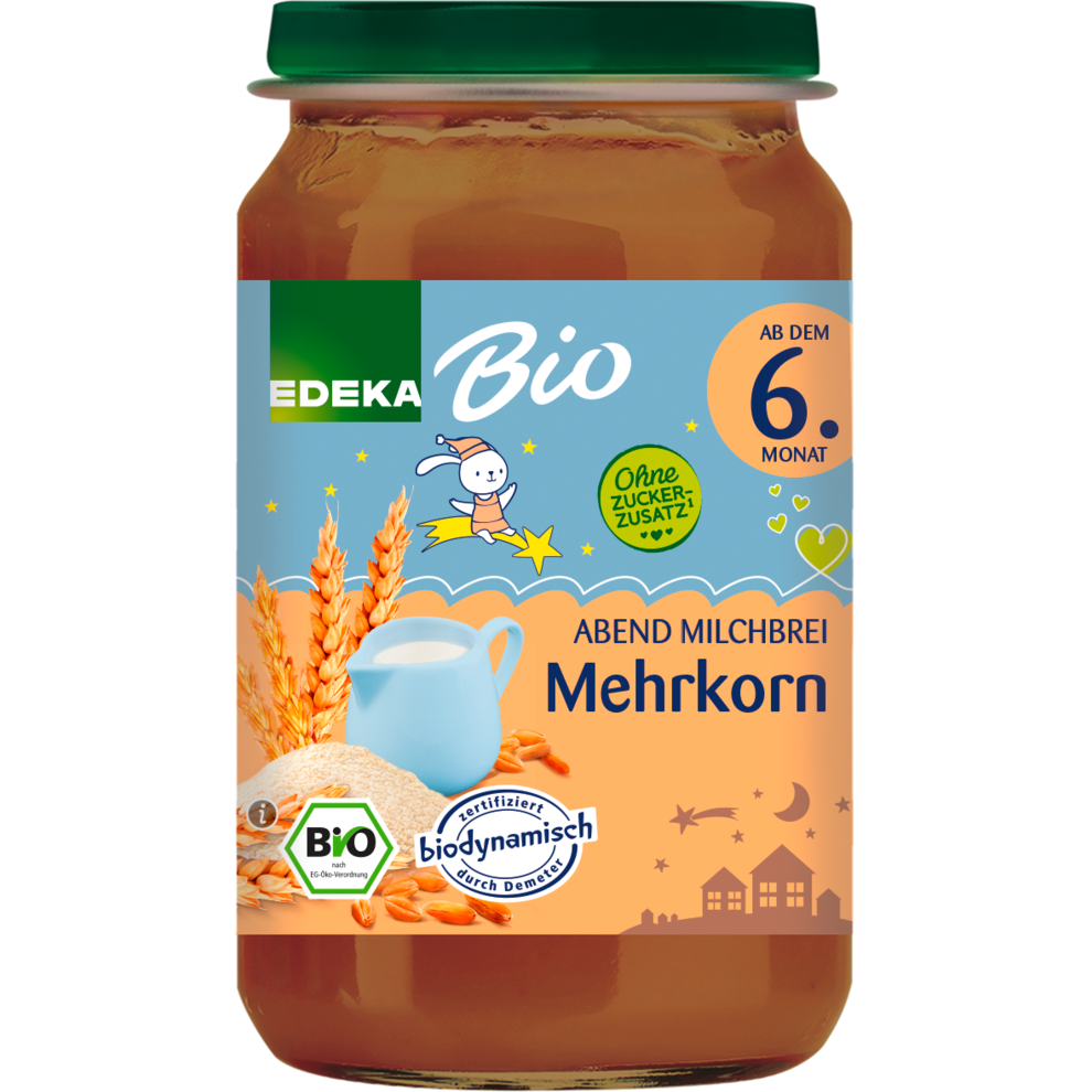 Bio EDEKA Abendbrei Mehrkorn ab dem 6.Monat 190g