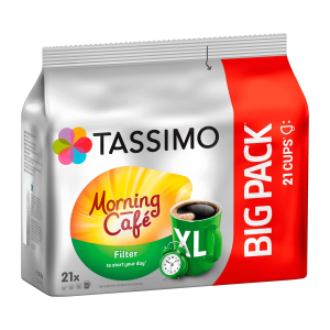 Tassimo Kaffee Kapseln Morning Cafe Filter XL 21ST 157,5g