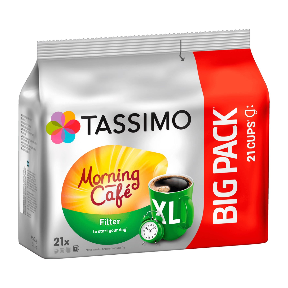 Tassimo Kaffee Kapseln Morning Cafe Filter XL 21ST 157,5g
