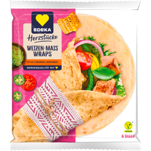 EDEKA Herzstücke Tortilla Wraps Mais 380g