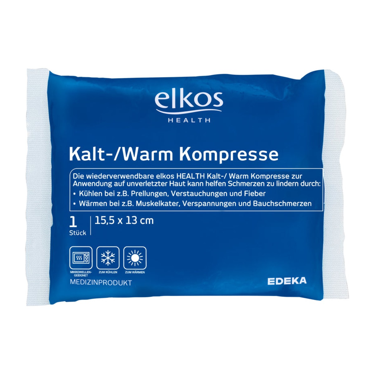 EDEKA elkos Health Kalt-/Warmkompresse 15,5x13cm