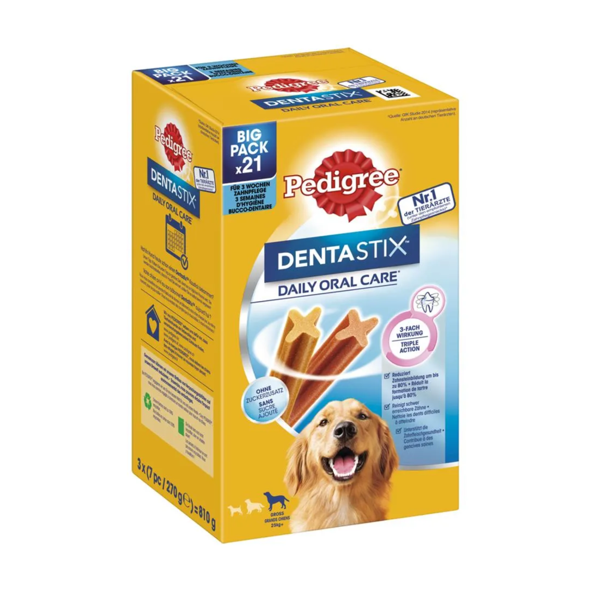 Pedigree Dentastix Daily Oral Care für große Hunde 3x7ST 810g