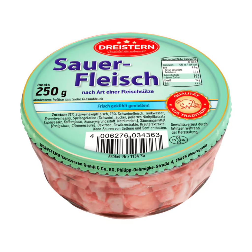 Dreistern Sauerfleisch 250g