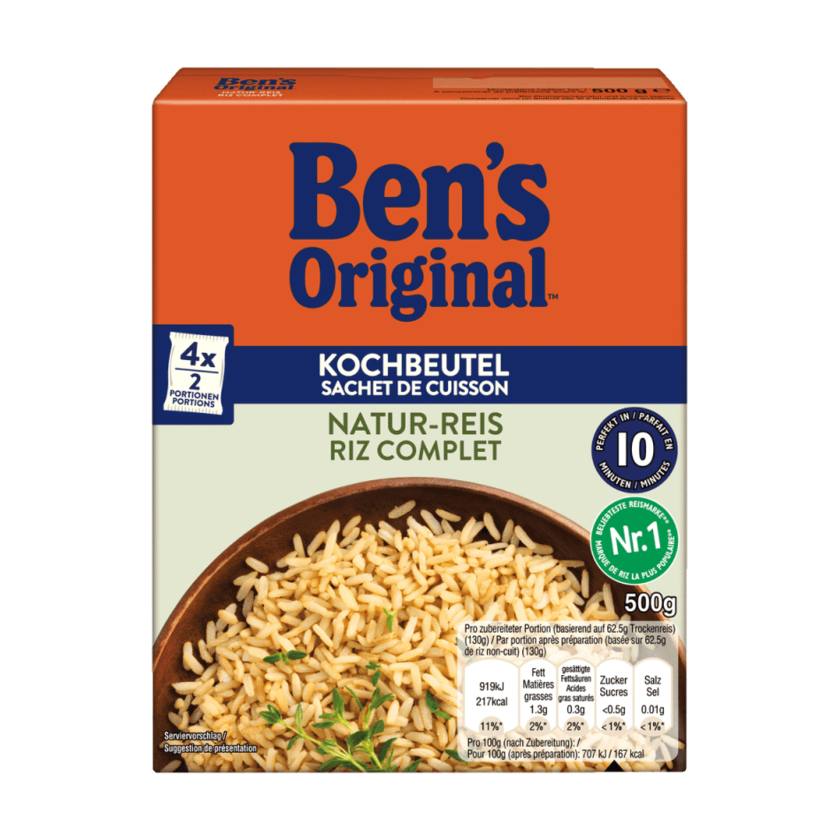 Ben's Naturreis Kochbeutel 500g