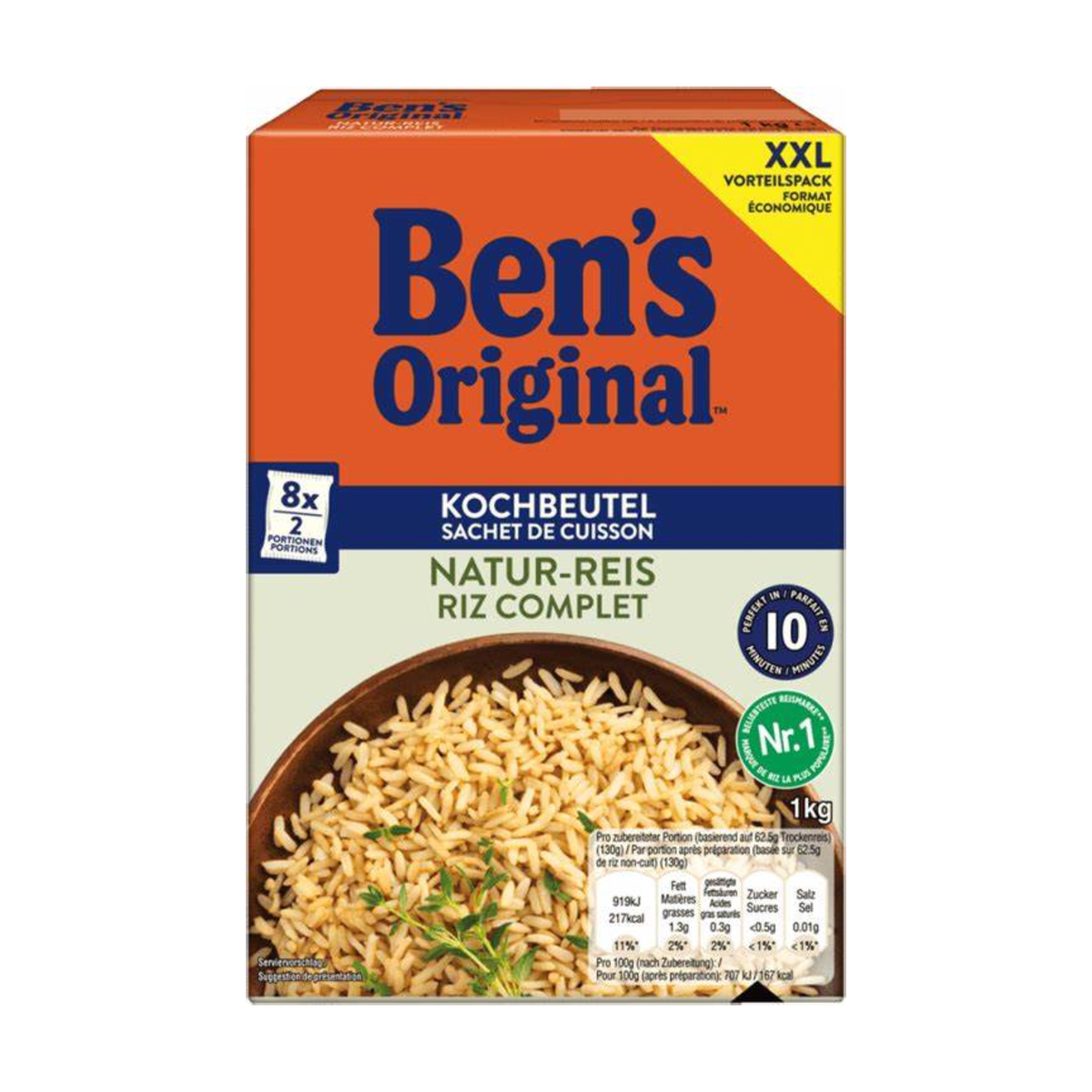 Ben's Naturreis Kochbeutel 1kg