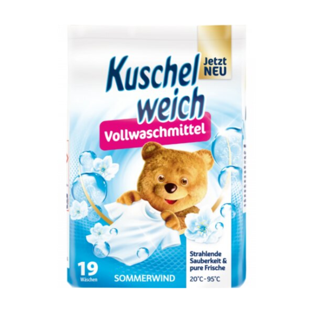 Kuschelweich Vollwaschmittel Sommerwind Pulver 19WL 1,216kg