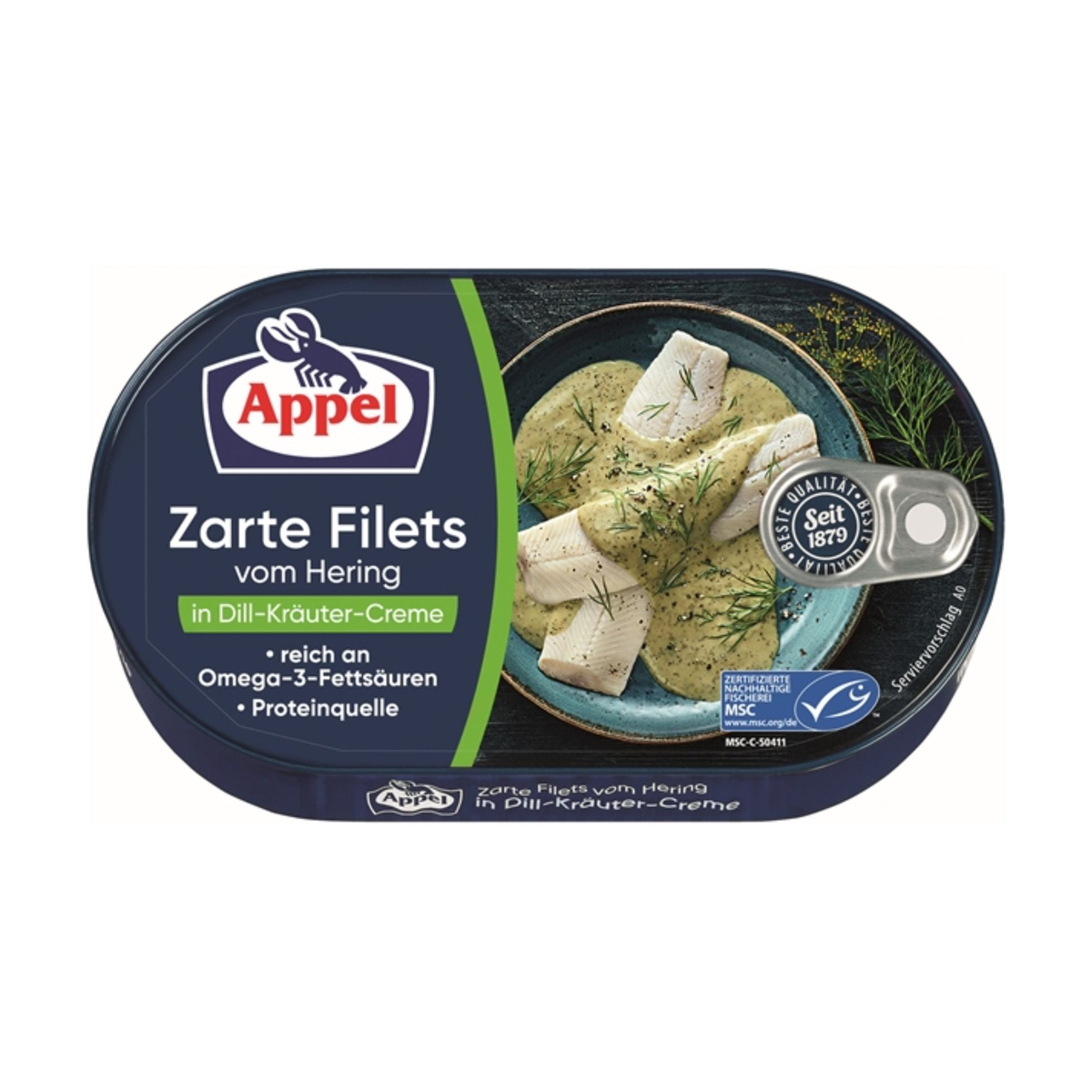 MSC Appel Heringsfilets Dill-Kräuter-Creme 200g