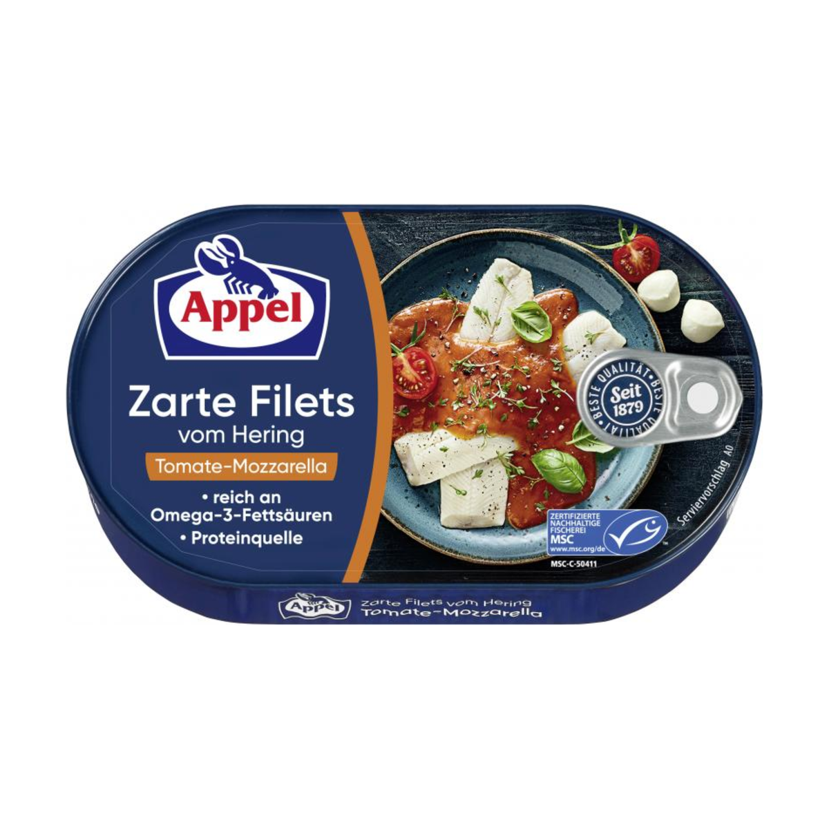 MSC Appel Heringsfilets Tomate-Mozzarella 200g