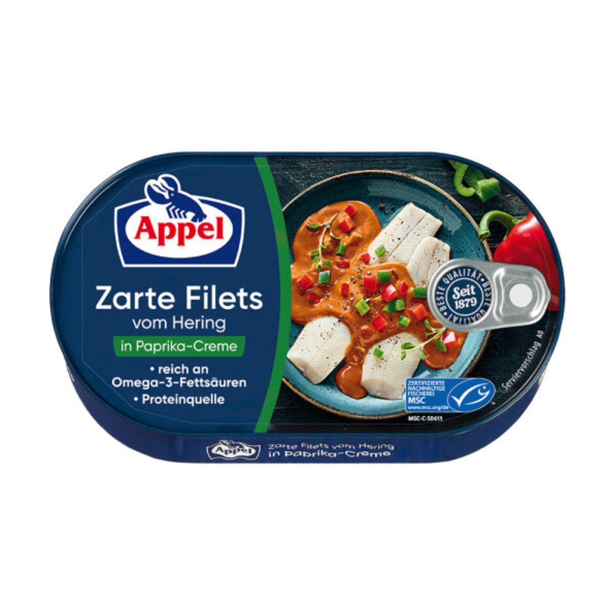 MSC Appel Heringsfilets Paprika-Creme 200g