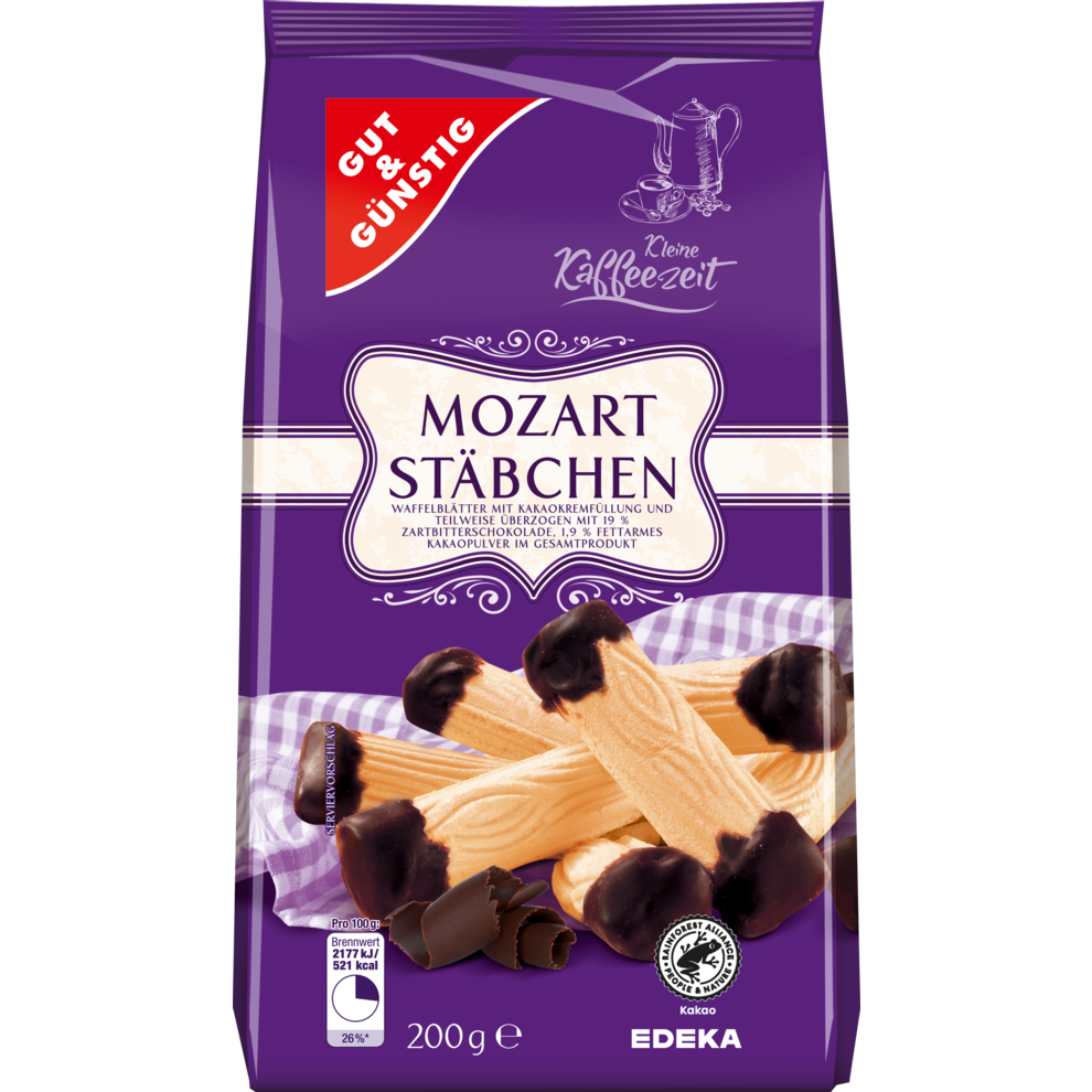 GUT&GÜNSTIG Mozartstäbchen 200g